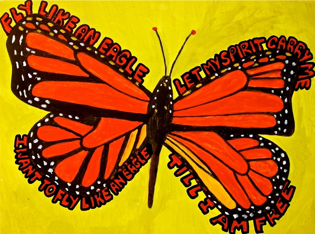 "Fly like a butterfly, sting like a Bee Gee", 2012